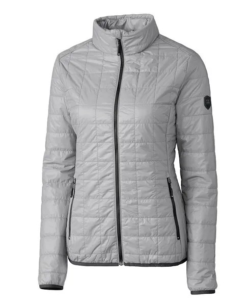 Женская утепленная куртка-пуховик Rainier PrimaLoft с полной молнией Cutter & Buck, цвет Polished