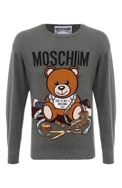 Хлопковый джемпер Moschino