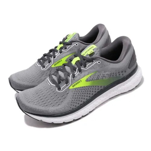 Мужская спортивная обувь Brooks Glycerin 18 Grey White Green 1103291D-025