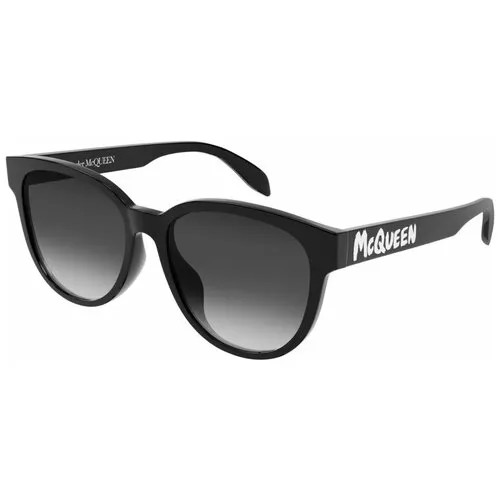 Солнцезащитные очки Alexander McQueen AM0387SK 001, прямоугольные, для женщин, черный