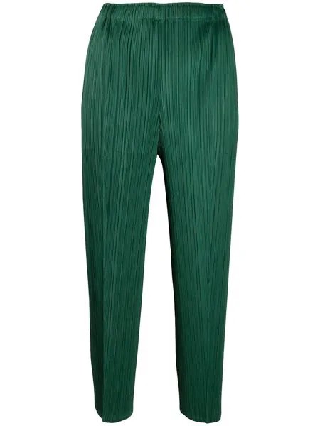 Pleats Please Issey Miyake укороченные брюки со складками