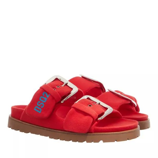 Сандалии womens flat sandals Dsquared2, красный
