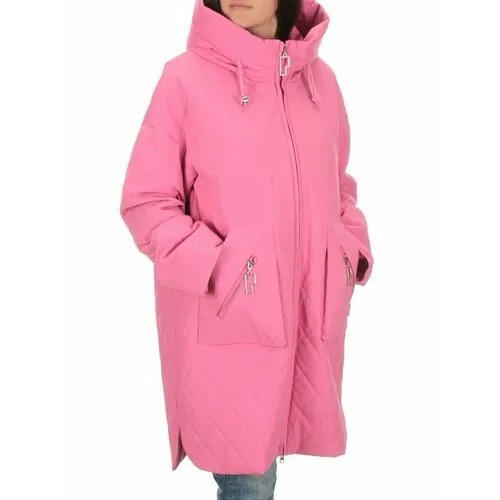 Куртка , размер 54, розовый