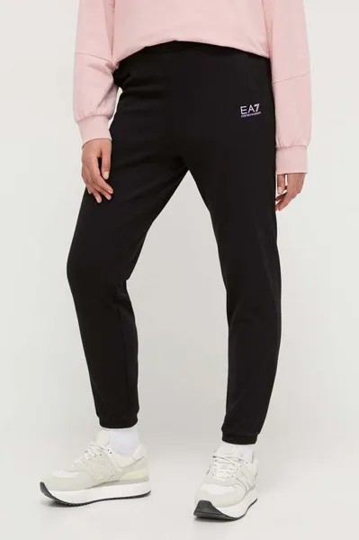 Спортивные штаны EA7 Emporio Armani, черный