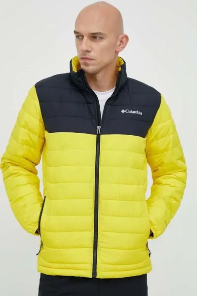 Пудровая спортивная куртка Columbia, желтый