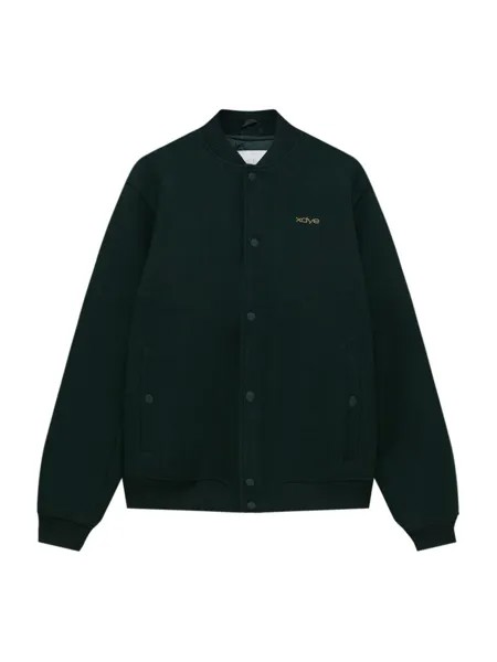 Межсезонная куртка Pull&Bear, темно-зеленый