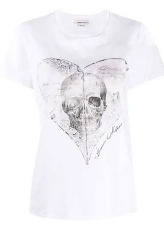 Alexander McQueen футболка с принтом Skull