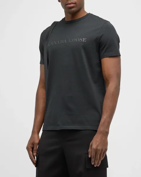 Мужская футболка Emerson Soft с логотипом Canada Goose, цвет Black