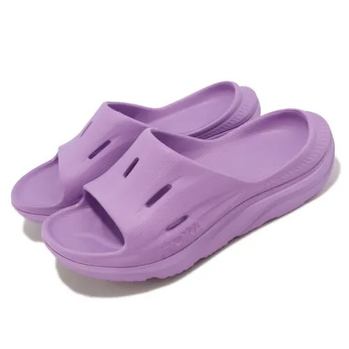 Мужские сандалии унисекс Hoka U ORA Recovery Slide 3 Violet Bloom Purple 1135061-VBVBL