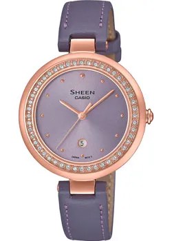 Японские наручные  женские часы Casio SHE-4556PGL-6A. Коллекция Sheen