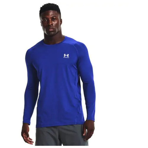 Компресионный лонгслив Under Armour UA HG Fitted LS Blue (L)