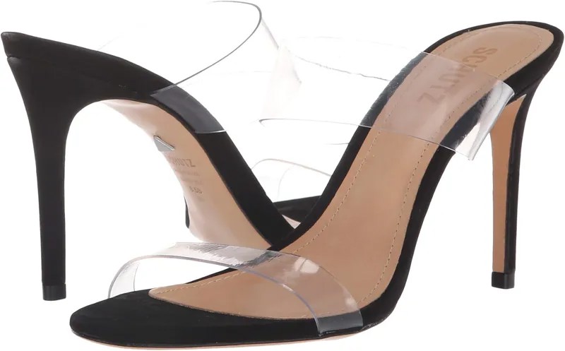 Босоножки Ariella Schutz, цвет Black/Transparente Nubuck/Vinil