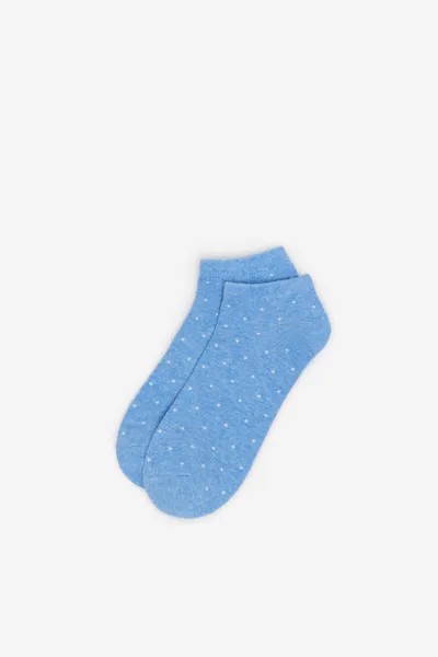 Короткие носки в горошек Cortefiel, синий