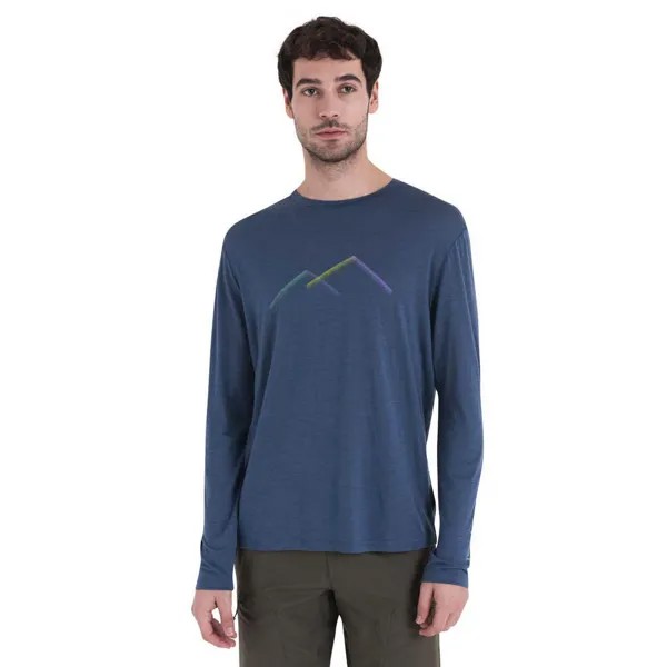 Спортивная футболка Icebreaker Merino 150 Tech Lite III Peak Glow, синий