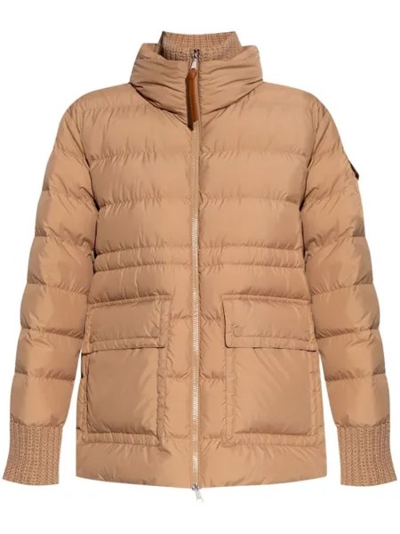 Moncler пуховик Baux, нейтральный цвет
