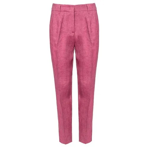 Брюки MaxMara_Weekend MANNA 44 тем.розовый