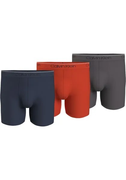 Боксеры Calvin Klein Underwear (3 шт.), с эластичным поясом с логотипом, цвет Spellb, Cherry Kiss, Eiffle Tower