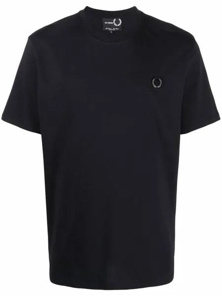 Raf Simons X Fred Perry футболка с вышитым логотипом