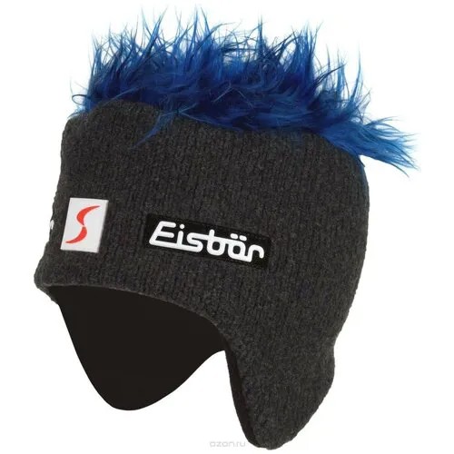 Шапка Eisbar зимняя, хлопок, подкладка, размер 403508-208_208, черный, синий