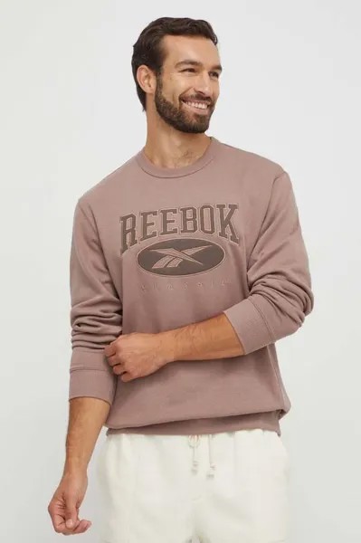 Фуфайка Reebok Classic, коричневый