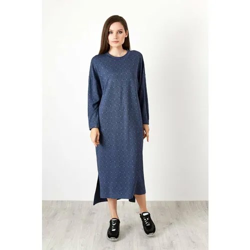 Платье TOP DESIGN, размер 46, синий