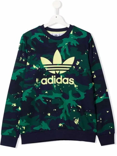 Adidas Kids толстовка с логотипом
