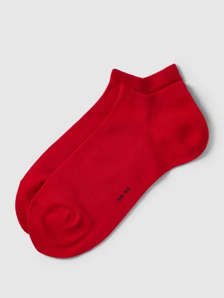 Носки-кроссовки с этикеткой, в упаковке 2 шт Esprit, красный