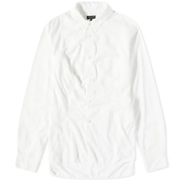 Рубашка Comme des Garçons Homme Plus с пропиткой из пряжи, белый