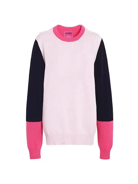 Кашемировый свитер с цветными блоками Barrie x Sofia Coppola Barrie, розовый