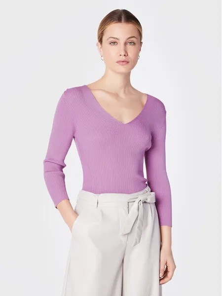 Облегающий свитер Comma, фиолетовый