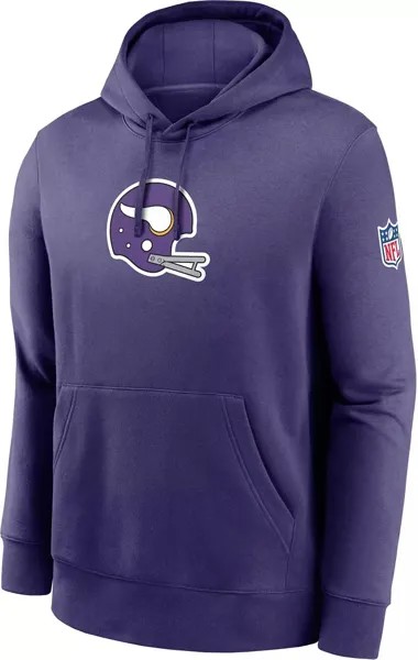 Мужская худи Nike Minnesota Vikings 2023 Sideline Alternate фиолетового цвета