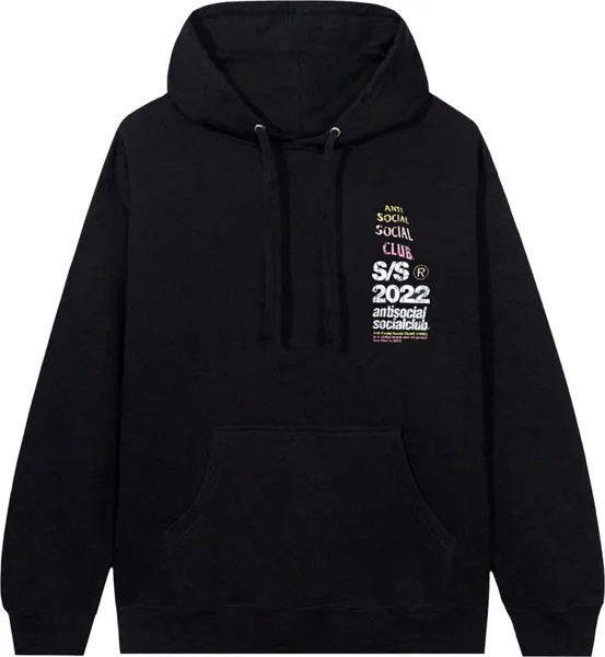 Худи Anti Social Social Club Link In Bio Hoodie 'Black', черный