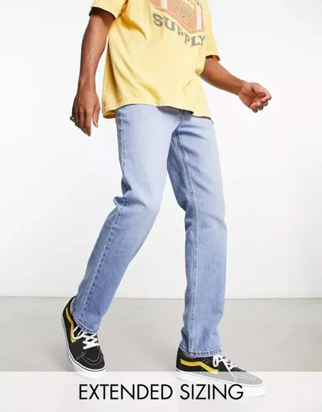 Светлые винтажные джинсы прямого кроя ASOS