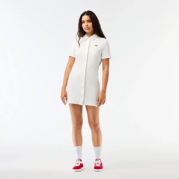 Женское платье-поло Lacoste из органического хлопка