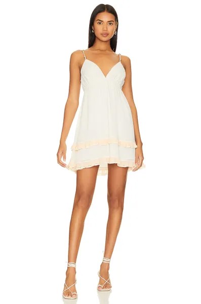Платье мини House of Harlow 1960 X Revolve Annette, цвет Ivory & Peach Multi