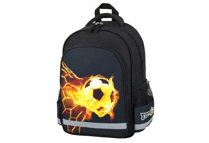 Пифагор Рюкзак School для начальной школы Fire goal 38х28х14 см