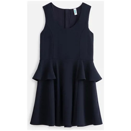 Платье для девочек размер 134, черный-синий