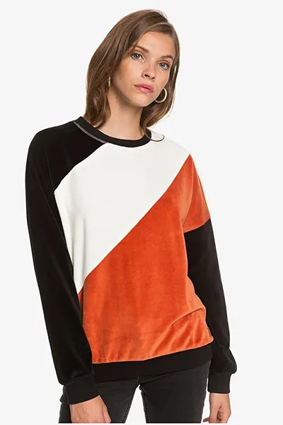 Свитшот женский Roxy ERJFT04281 разноцветный S