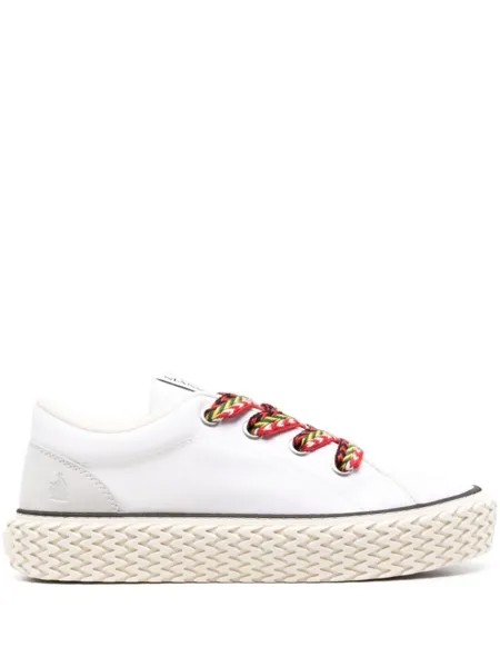 Lanvin кеды с логотипом, белый