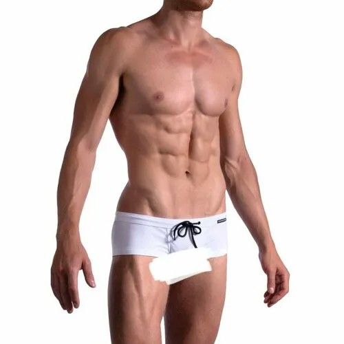 Плавки ManStore  M2194 - Beach Hot Pants, размер M, белый