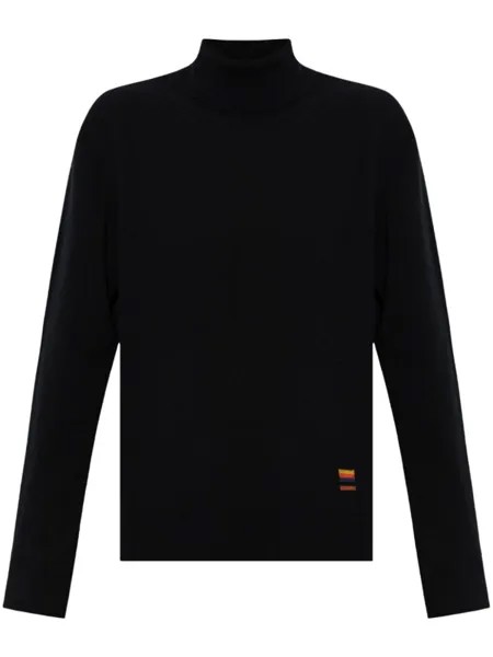 Paul Smith джемпер из кашемира с высоким воротом, черный