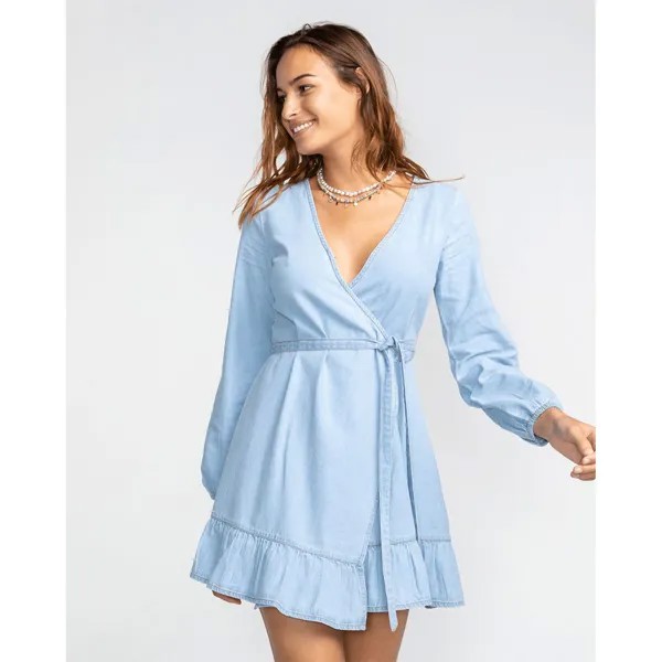 Короткое платье Billabong Good Feeling, синий