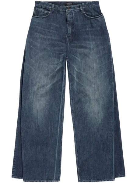 Balenciaga широкие джинсы, синий