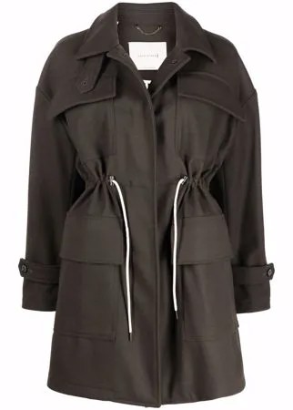 Mackintosh WOODHILL Dark Olive Wool Short Coat | LM-1094