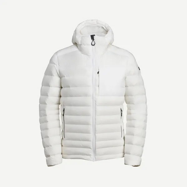 Утепленная куртка Decathlon для гор и треккинга с капюшоном — MT500 -10°C Forclaz, белый