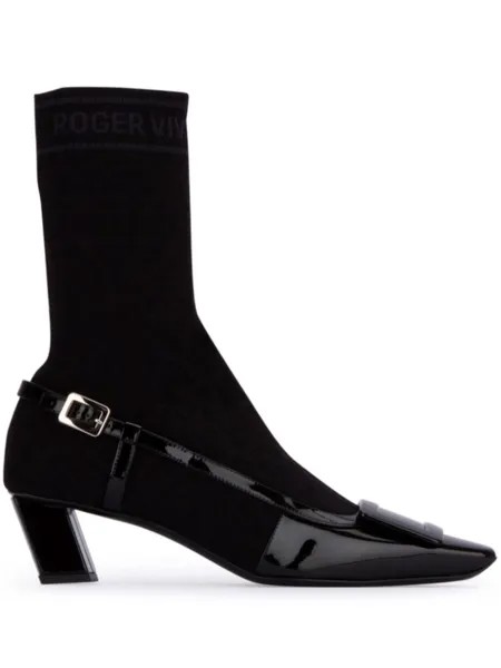 Roger Vivier ботинки Belle Vivier 45 мм, черный