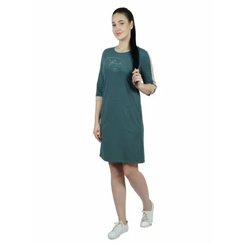 Платье Alfa Collection, размер 54, зеленый