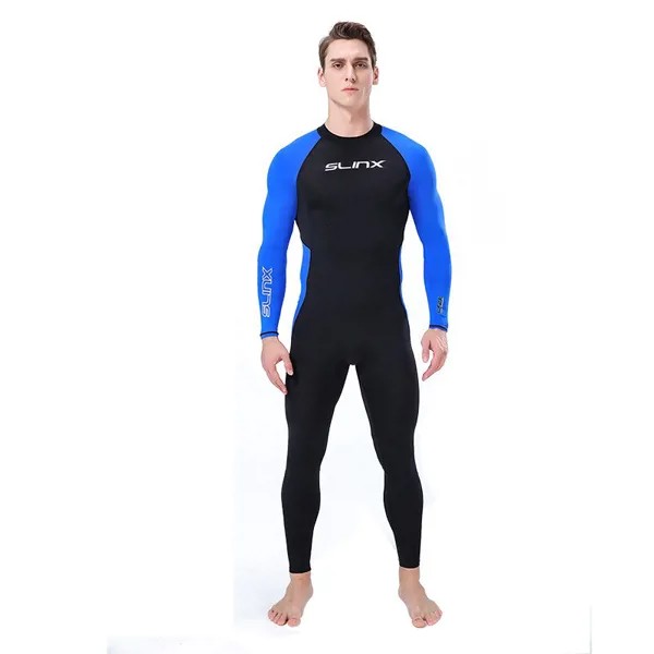 Защитная одежда мужской тонкий Быстросохнущий купальник цельный водонепроницаемый костюм для серфинга и дайвинга