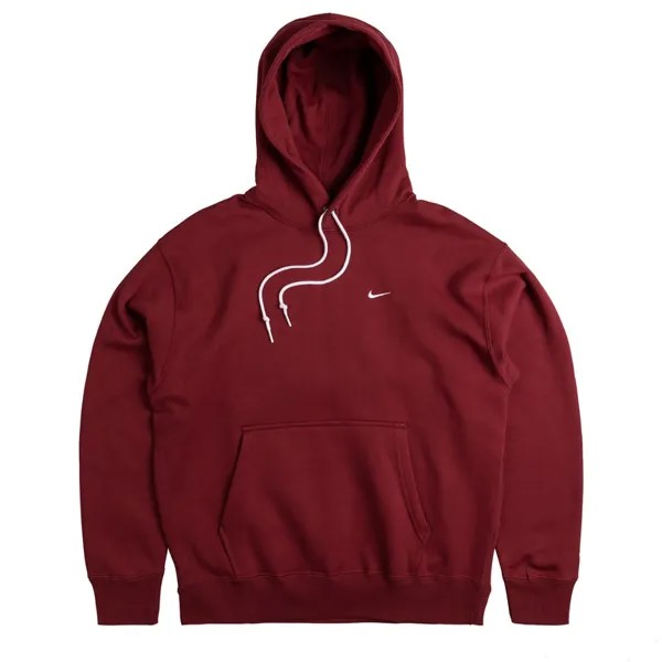 Толстовка Solo Swoosh Fleece Hoodie Nike, красный