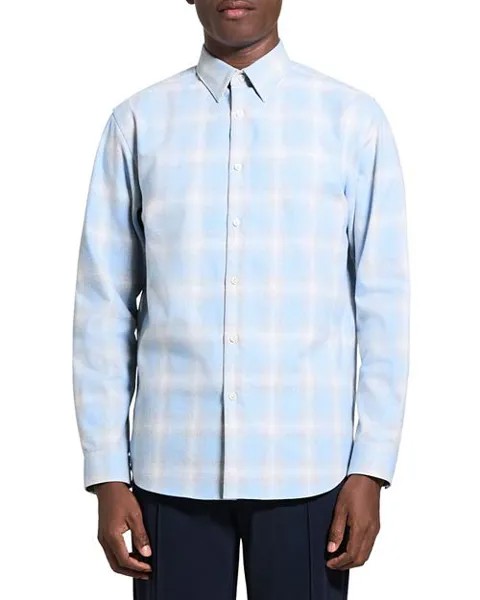 Фланелевая рубашка с длинным рукавом Irving Fade Theory, цвет Blue
